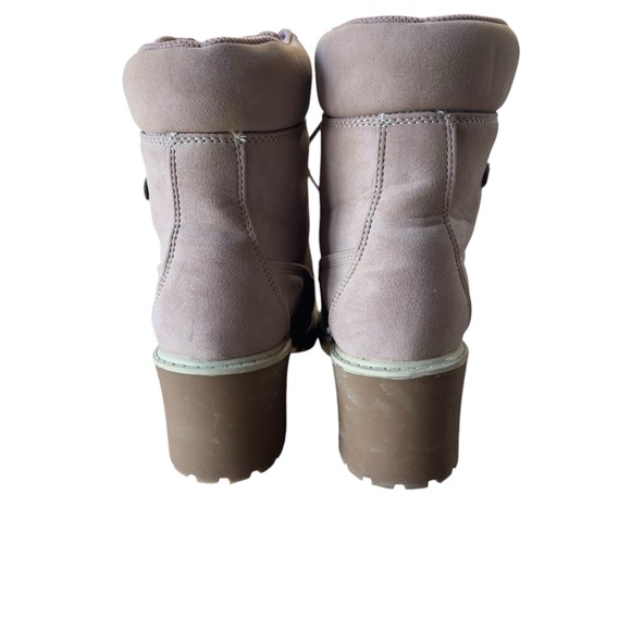 Lugz Clove Boots Pink Faux Suede Size 10 Good Condition - Picture 4 of 7